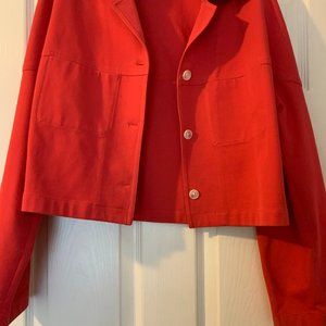Ellen Tracey Jazzy Red Jacket